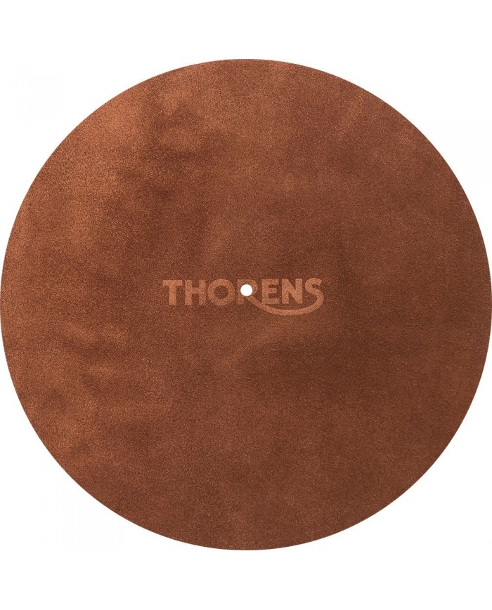 Thorens Platter Mat Leather Brown ( Deri )