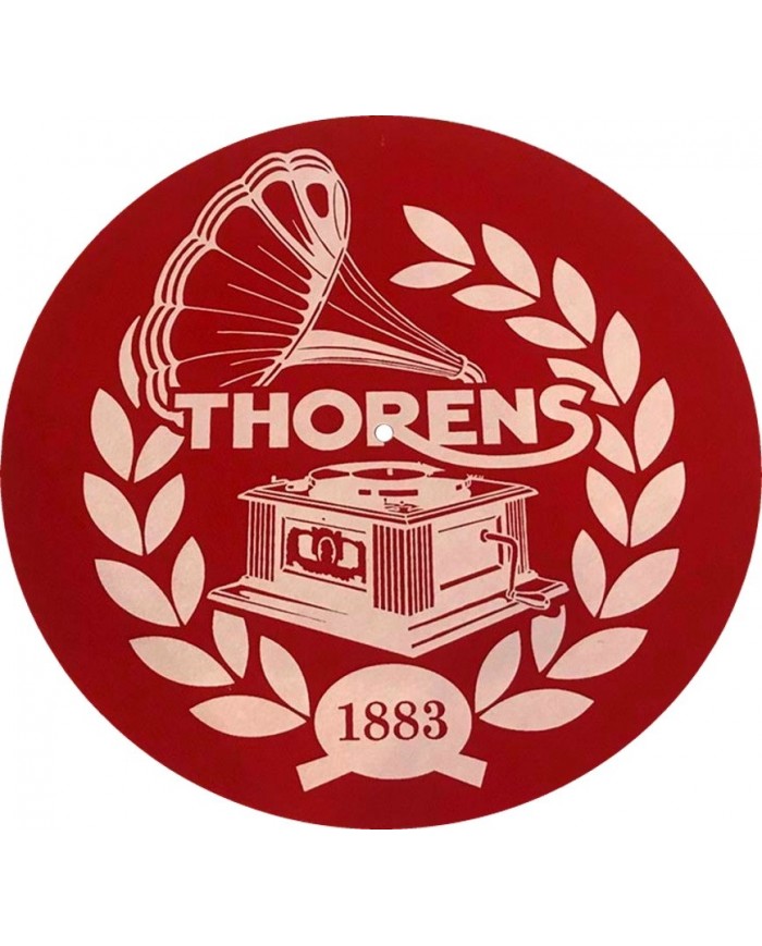 Thorens Platter Mat ( Mat Kırmızı Thorens logolu )