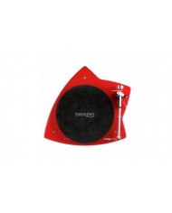 Thorens Platter Mat Leather Black ( Deri )