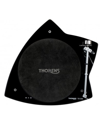 Thorens Platter Mat Leather Black ( Deri ) Thorens Platter Mat Leather Black ( Deri )