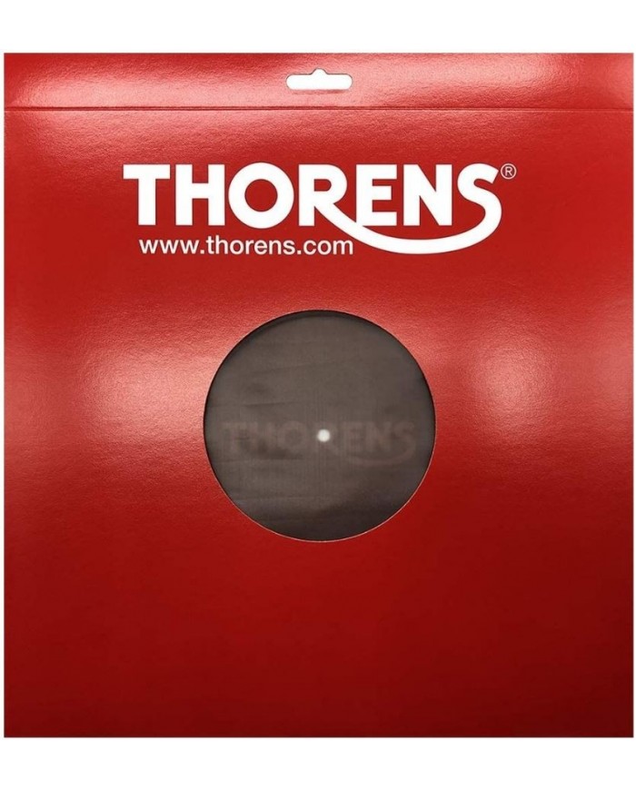 Thorens Platter Mat Leather Black ( Deri )