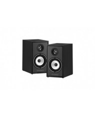 TRIANGLE BOREA BR02 siyah bookshelf hoparlörleri, 5 inç beyaz woofer, 1 inç ipek dome tweeter