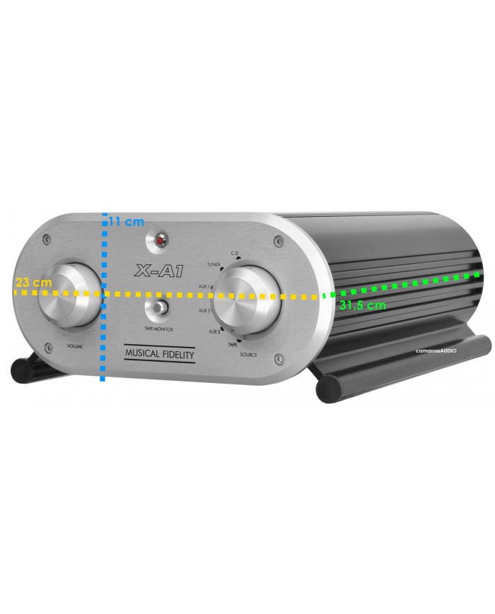 Musical Fidelity X-A1Integrated Amplifier size Musical Fidelity X-A1Integrated Amplifier size