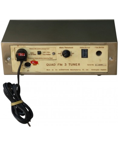 QUAD 3 FM stereo Tuner QUAD 3 FM stereo Tuner