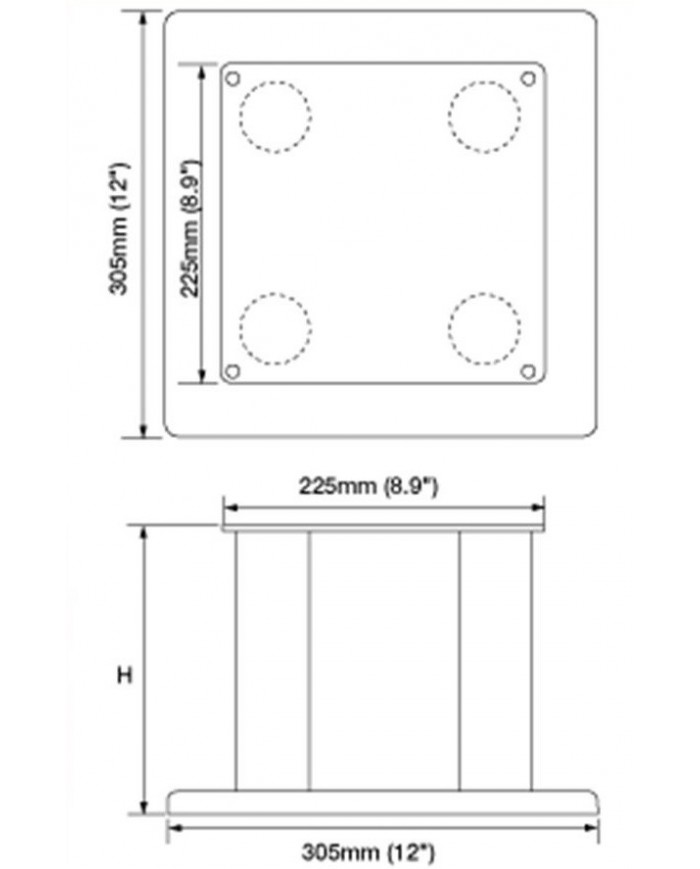 ATACAMA AUDIO SL500i Speaker Stand ATACAMA AUDIO SL500i Speaker Stand