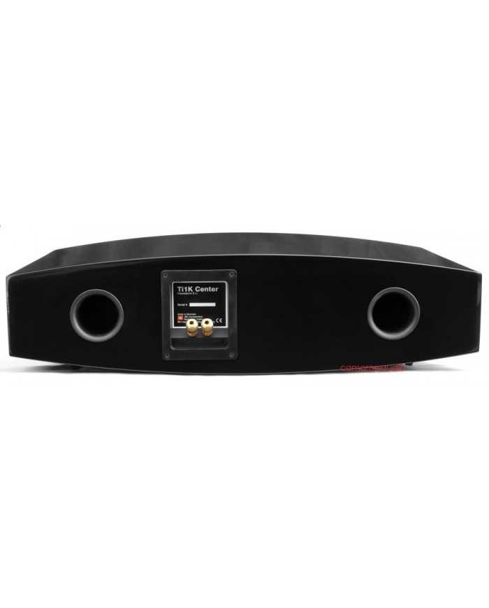 JBL Ti 1K Center siyah parlak center hoparlör, 8 Ohm, bas reflex portlu