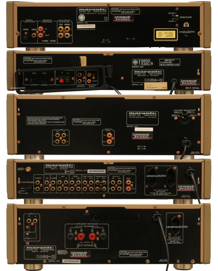 Marantz SM-80 SC-80 SD-72 CD-72 ST-72 ( Gold )