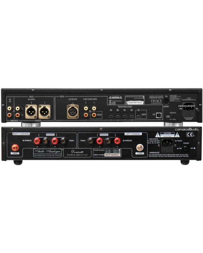 Audio Analogue Donizetti Power & Vivace Preamp - DAC Audio Analogue Donizetti Power & Vivace Preamp - DAC