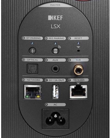 KEF LSX Rear panel