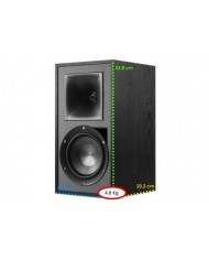 Klipsch R-51PM siyah bookshelf hoparlör, 33.8 cm yükseklik, 23.2 cm derinlik, 17.8 cm genişlik, 4.8 kg ağırlık