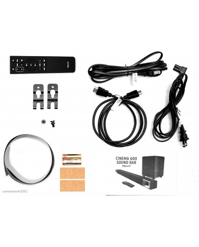 Klipsch Cinema 600 3.1 Soundbar Kutu içeriği