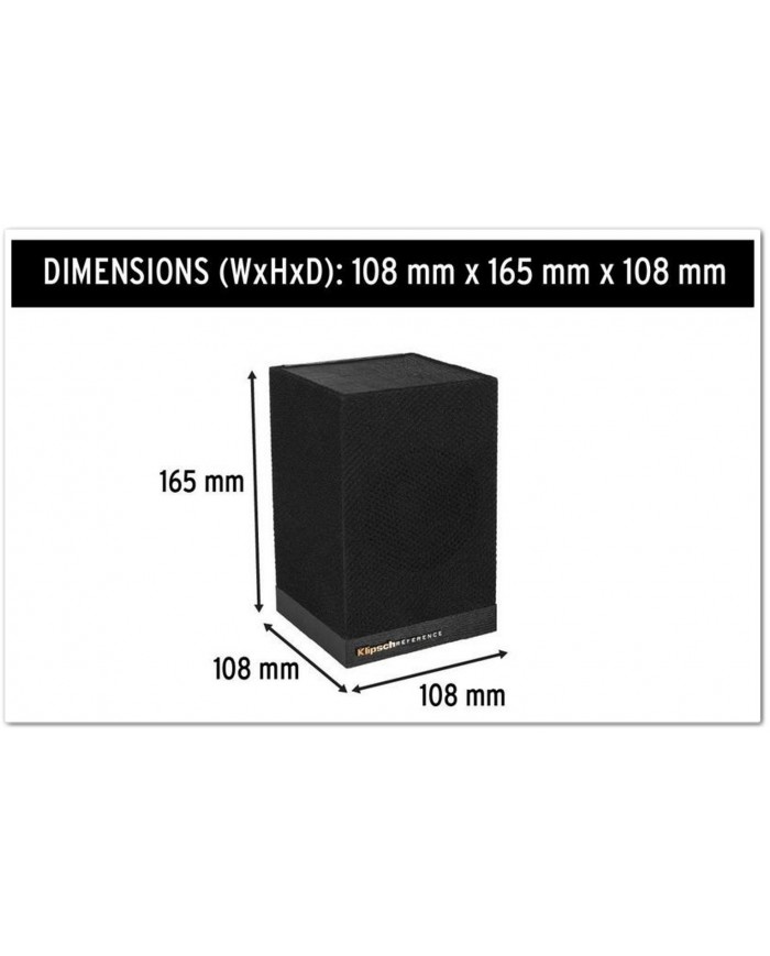 Klipsch Surround 3 Size Klipsch Surround 3 Size