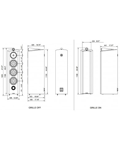 Bowers & Wilkins 803D Dimensions