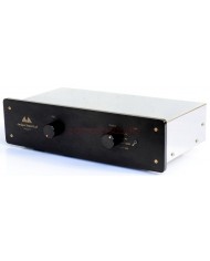 Antique Sound Lab AV-20 Monoblock T2 pasif preamplifikatör, siyah ön panel, gümüş kasa