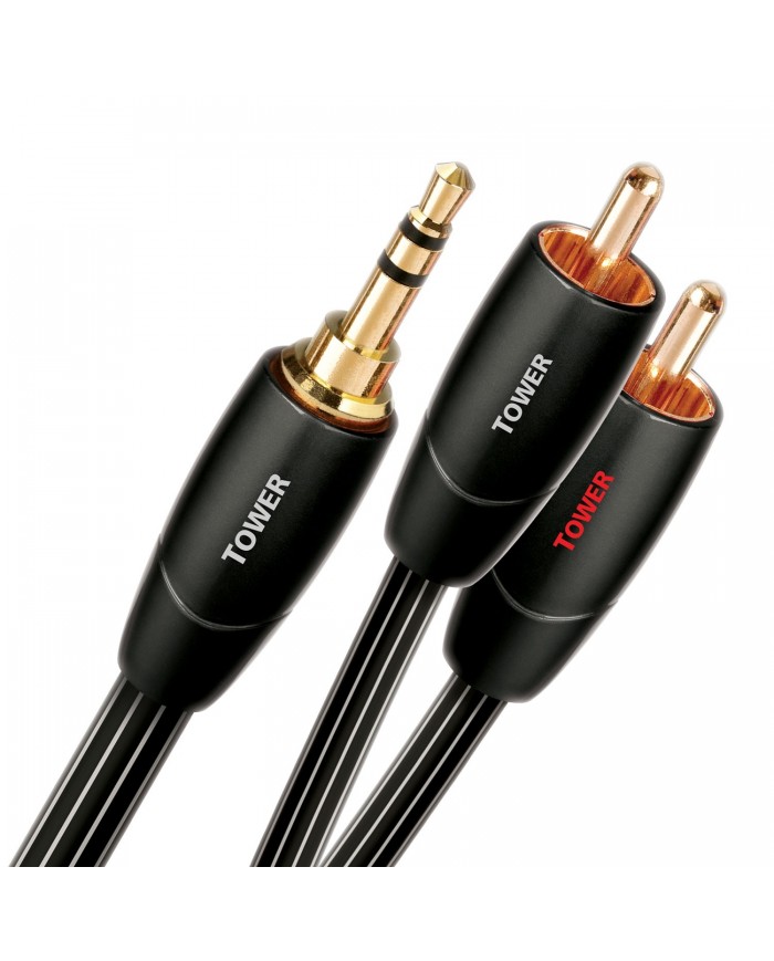 AudioQuest DragonFly Dac & Tower 3-5 RCA Cable AudioQuest DragonFly Dac & Tower 3-5 RCA Cable