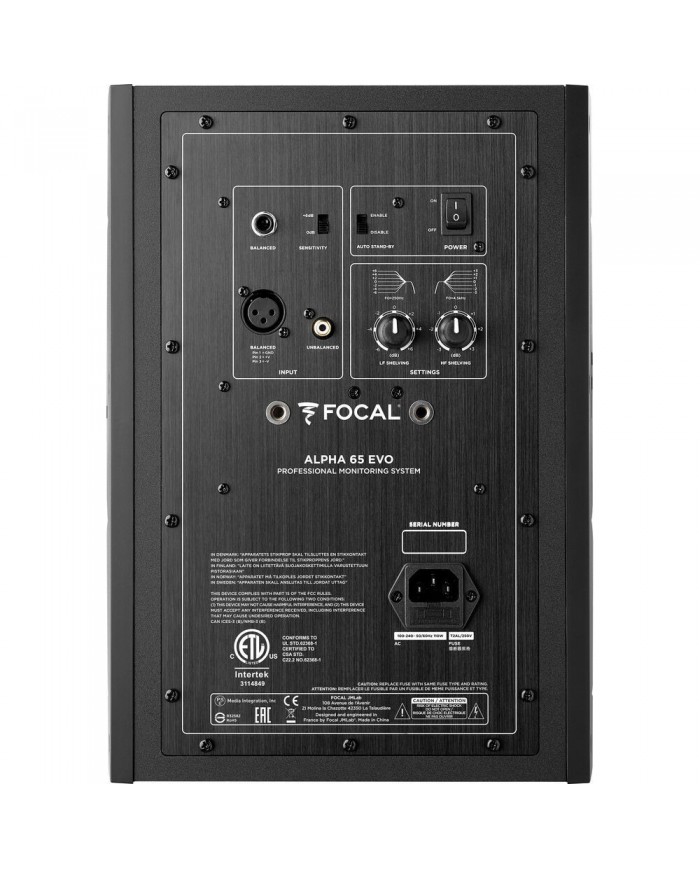 Focal Alpha 65 Evo Studio Monitor