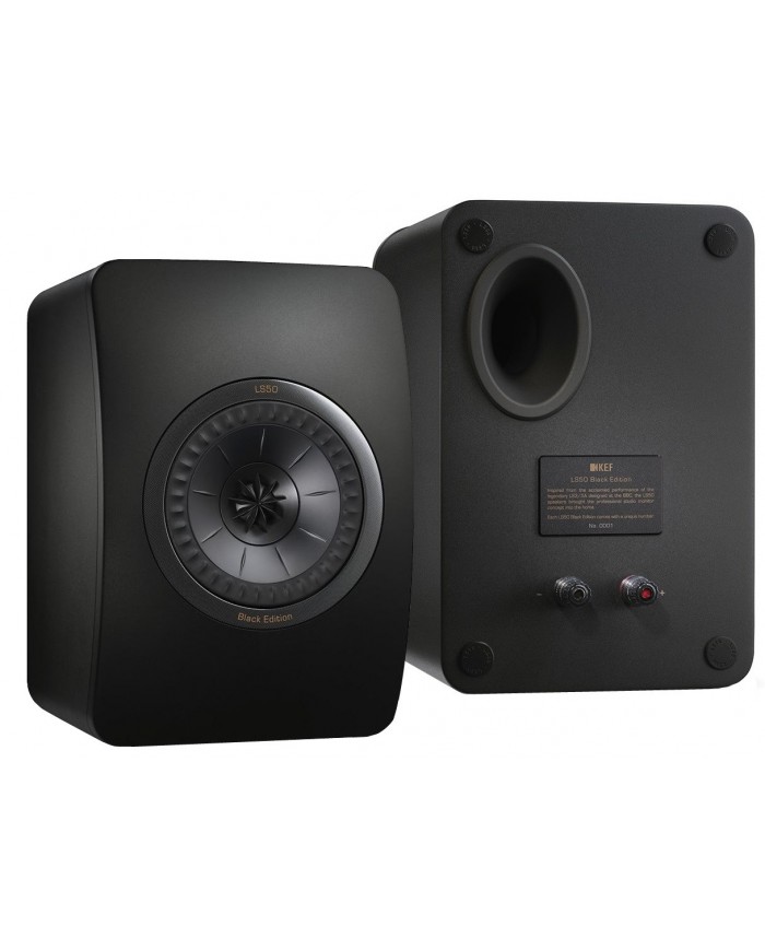Kef LS50 Black Black Kef LS50 Black Black