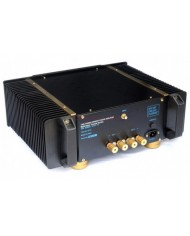 AM Audio AM2 Reference mono power amplifier, black, gold accents, MOSFET, Made in Italy