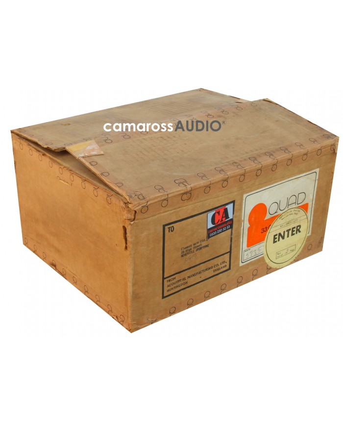 QUAD 33 PREAMPLIFIER BOX QUAD 33 PREAMPLIFIER BOX