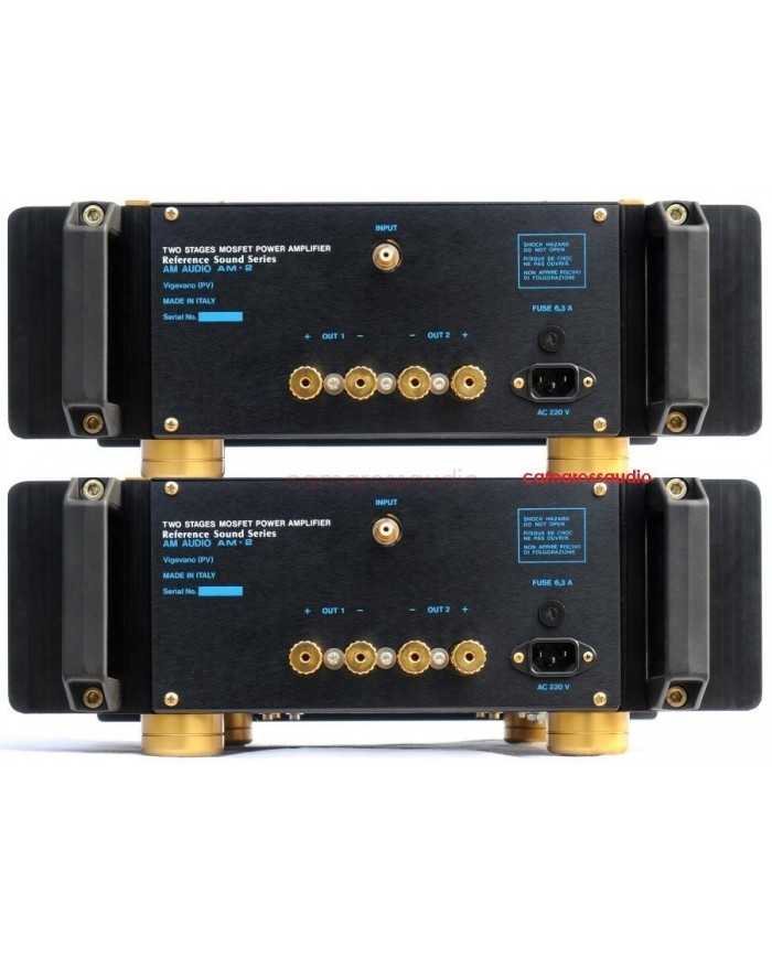 AM Audio AM-2 Reference Mono Power Amplifier, two stages MOSFET, Made in Italy