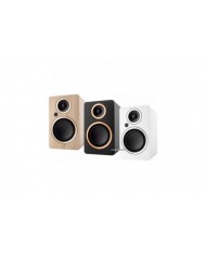 Argon Audio Fenris A5 hoparlör çeşitleri: Ahşap, Siyah ve Beyaz.