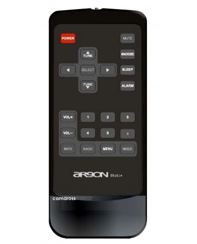 Argon Audio Stream 2M MK2 kumandası, siyah renkli, iNet+ destekli.