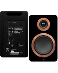 Argon Audio FORTE A5 siyah aktif hoparlör, bakır detaylı ön panel.