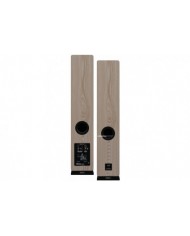 Argon Audio Fenris A55 hoparlör arkası, açık meşe ahşap kaplama, bas refleks portu.