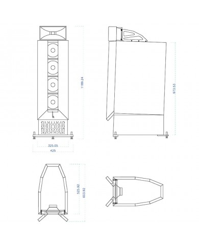 Blumenhofer Acoustics Corona 4x18 Dimensions Blumenhofer Acoustics Corona 4x18 Dimensions