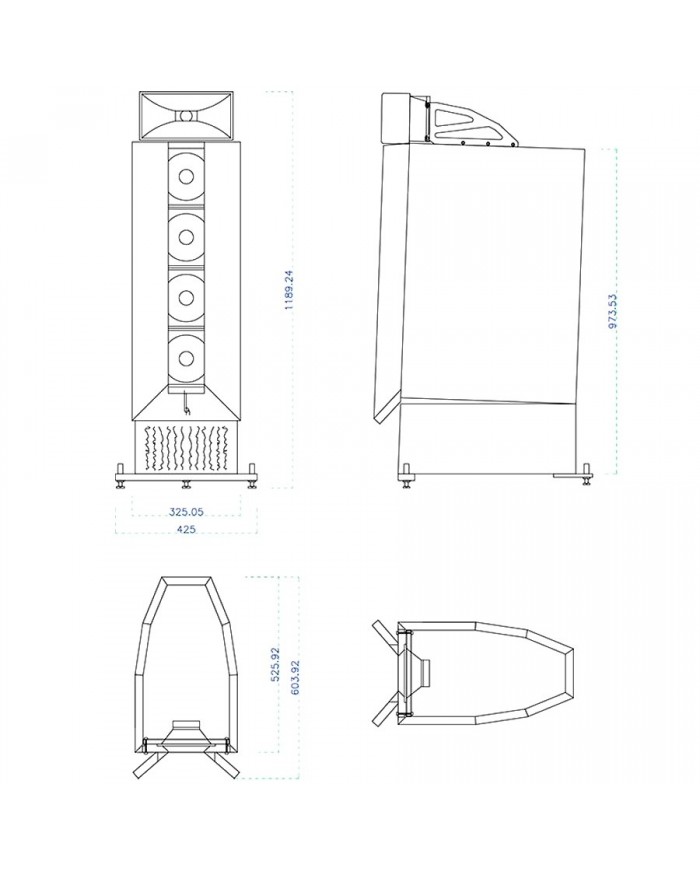 Blumenhofer Acoustics Corona 4x18 Dimensions Blumenhofer Acoustics Corona 4x18 Dimensions