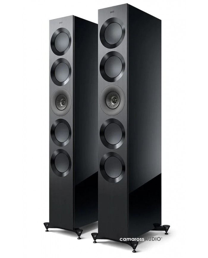 Kef Reference 5 Meta High-Gloss Black Grey Kef Reference 5 Meta High-Gloss Black Grey