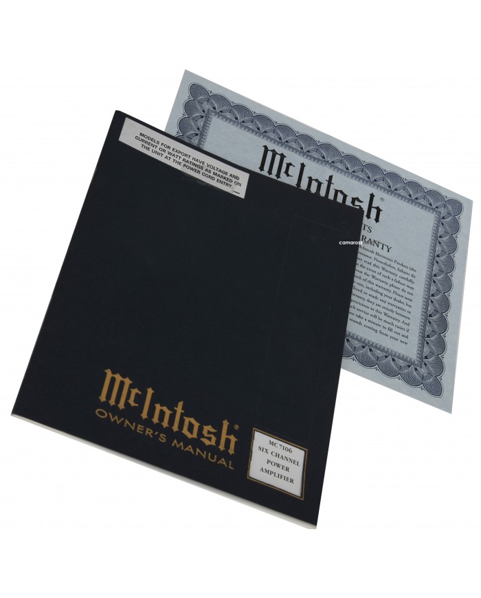 Mcintosh MAC-3 Preamp MC7106 Poweramp Mcintosh MAC-3 Preamp MC7106 Poweramp