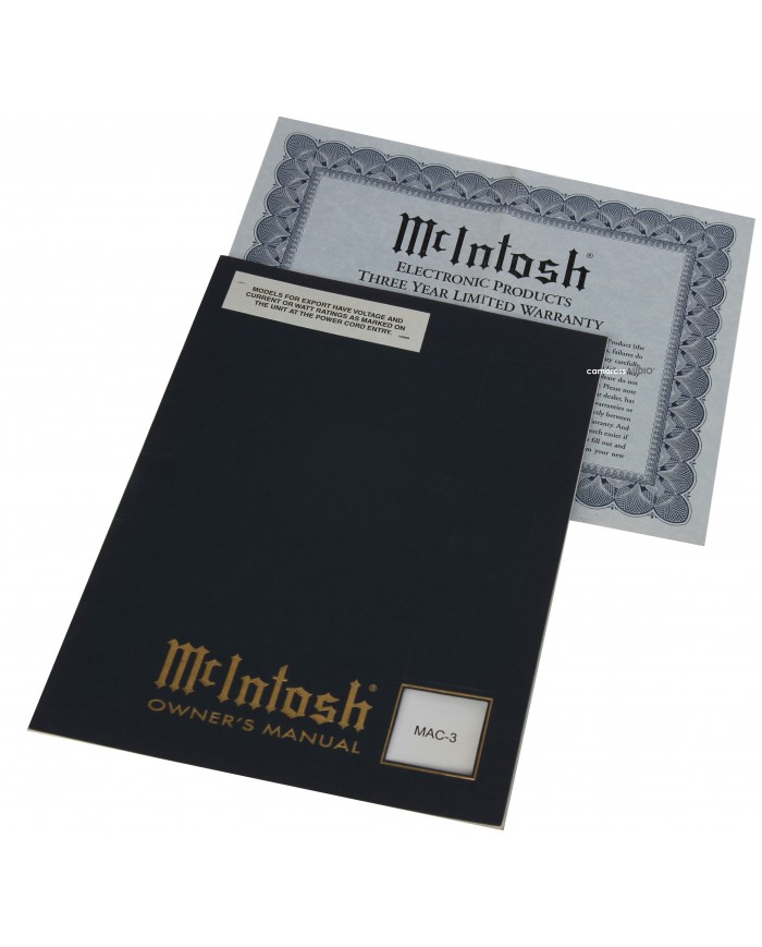 Mcintosh MAC-3 Preamp MC7106 Poweramp Mcintosh MAC-3 Preamp MC7106 Poweramp