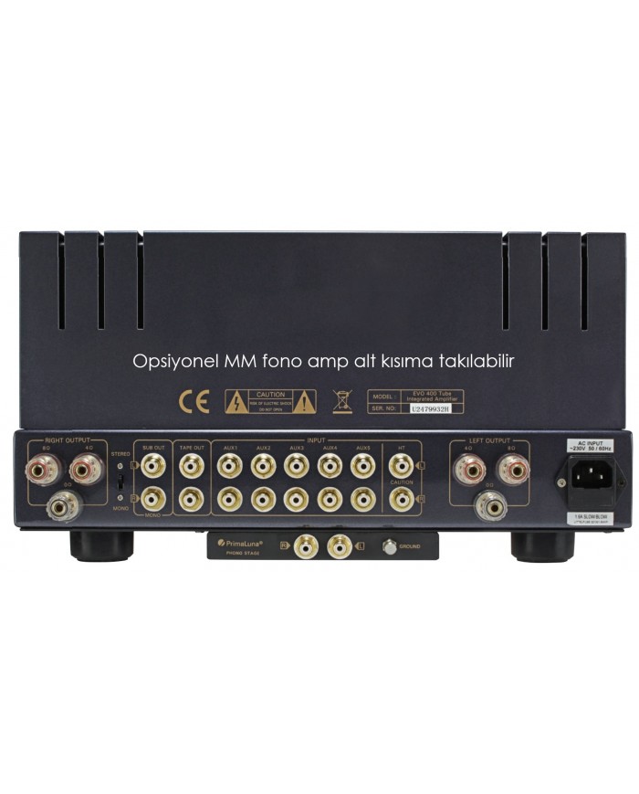 PrimaLuna EVO 400 Tube Integrated Amplifier