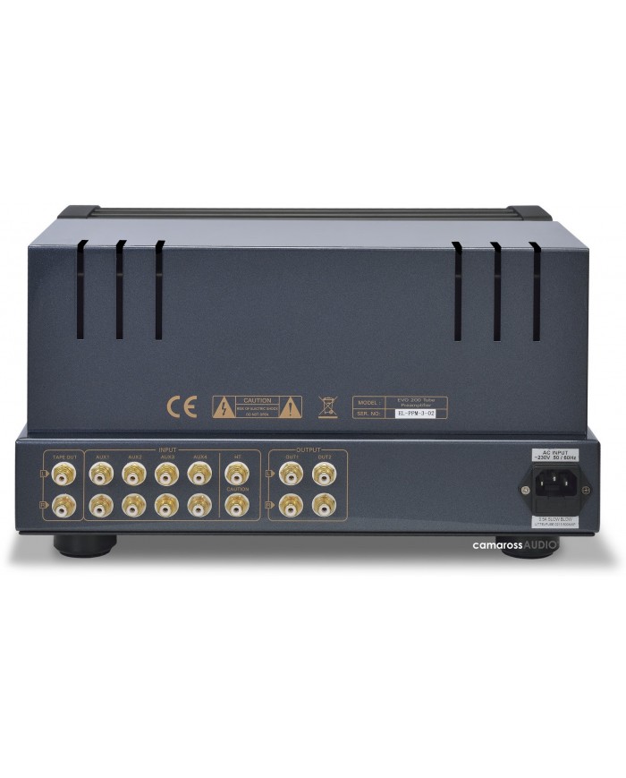 PrimaLuna EVO 200 Tube Preamplifier rear PrimaLuna EVO 200 Tube Preamplifier rear