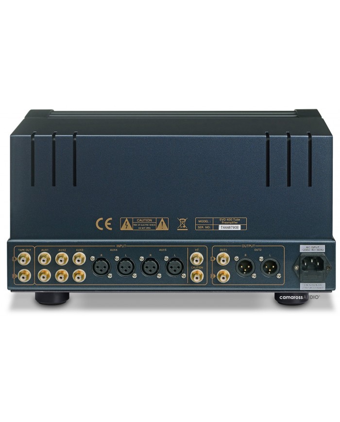 PrimaLuna EVO 400 Tube Preamplifier rear PrimaLuna EVO 400 Tube Preamplifier rear