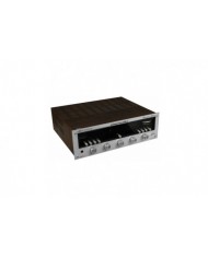 Marantz Model 2220B Stereo Receiver, ahşap kaplama, gümüş ön panel