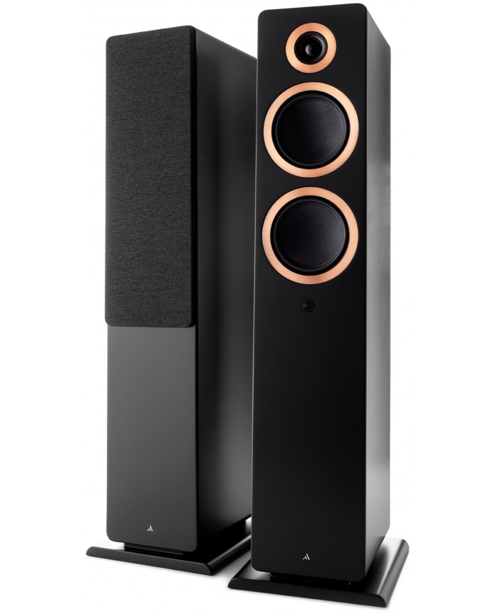 Argon Audio FORTE A55 MK2 siyah hoparlör bakır halka detaylı
