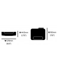 Bluesound PowerNode EDGE Dimensions