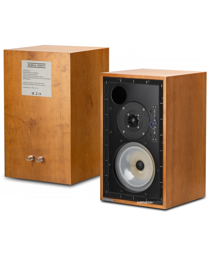 Musical Fidelity LS5/9 ahşap kaplama bookshelf hoparlör, 2 yollu, hi-fi ses sistemi