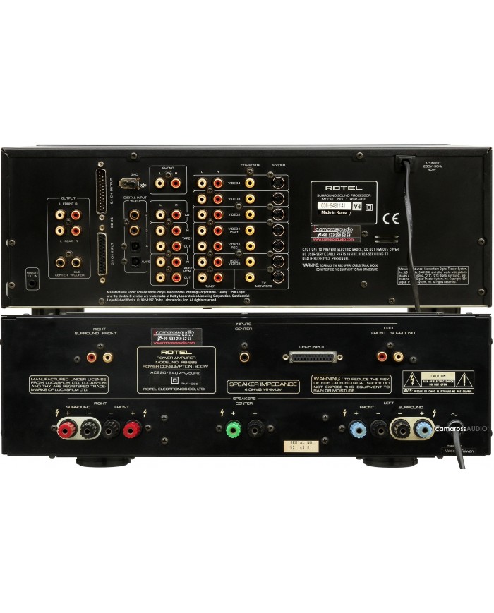 Rotel RSP-966 Preamp - RB-985 Poweramp