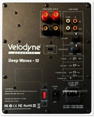 Velodyne Deep Waves 10 Powered subwoofer panel