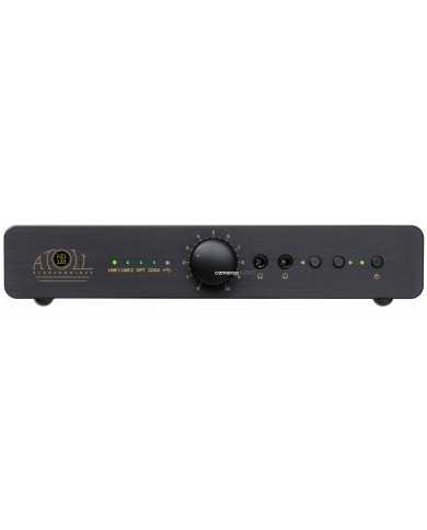 Atoll HD120 Siyah Önden Görünüm Kulaklık Çıkışlı Hifi Amfi