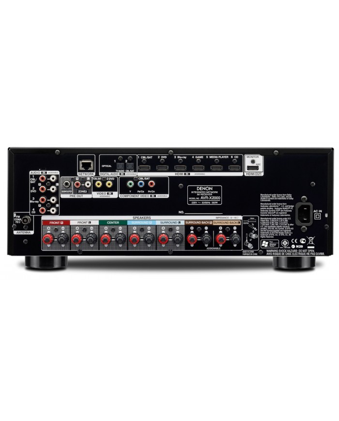 Denon AVR-X2000 7x125W A/V Receiver Denon AVR-X2000 7x125W A/V Receiver