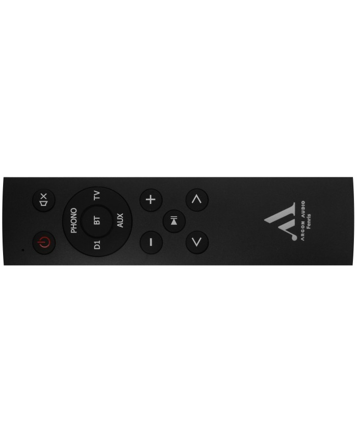 Argon Audio Fenris uzaktan kumanda siyah, Phono/BT/AUX girişli.