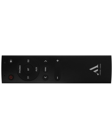 Argon Audio FORTE A5 kumandası siyah renkli, Phono, BT, AUX girişli uzaktan kumanda.