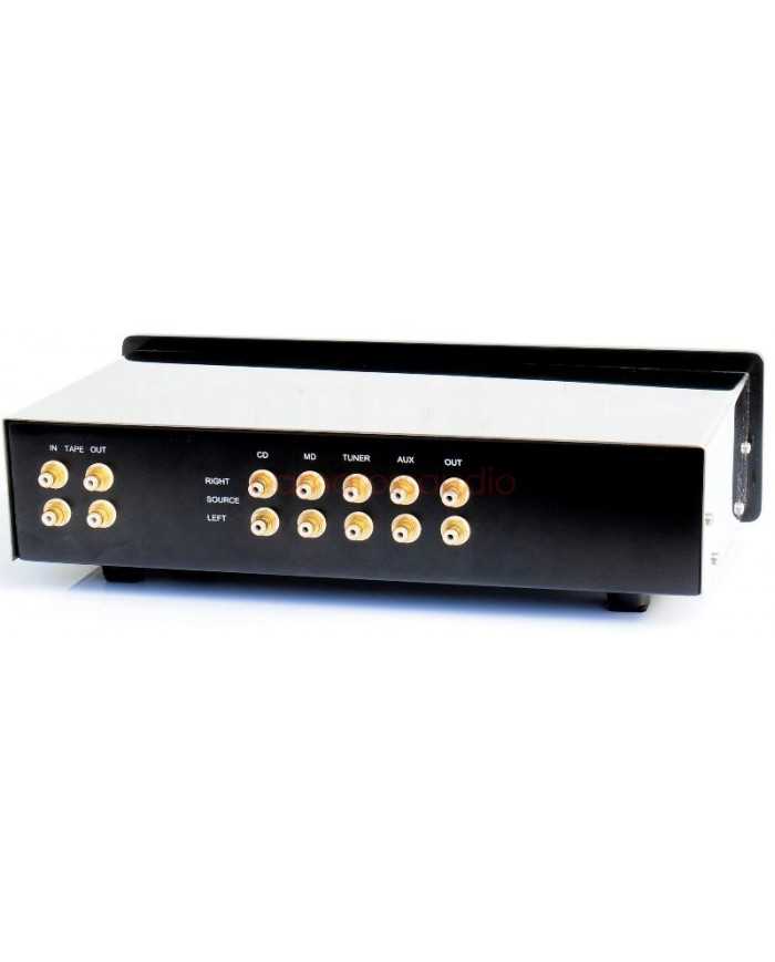 Antique Sound Labs AV-20 Monoblock T2 PreAmplifier arka panel, RCA giriş/çıkışları