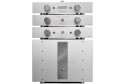 Accustic Arts System gümüş renkli hifi ses bileşenleri yığını