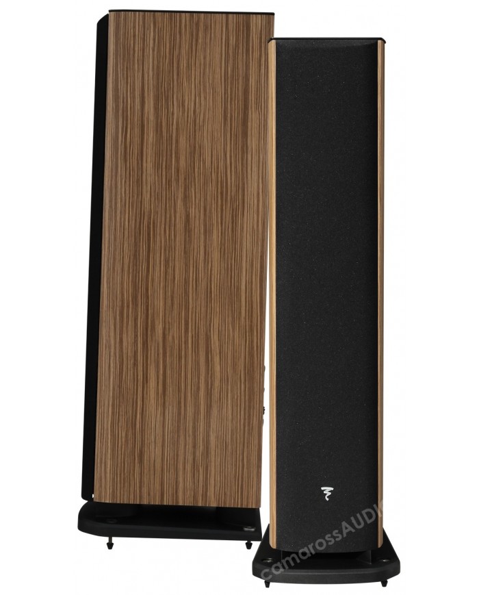 Focal Aria 926 ceviz kaplama ahşap ve siyah kapaklı hoparlörler