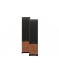 Kef Reference Model Three ahşap kaplama siyah ön panel hoparlörler, çift.